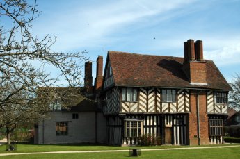 Blakesley Hall from the side